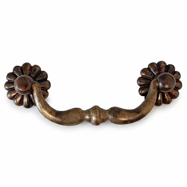 Metal Style Maniglia-HANDLE in Ottone Anticato MM 86X33 Interasse MM 64 - METAL STYLE